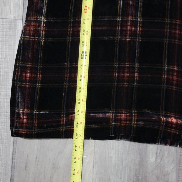J. Crew Stewart Tartan Plaid Velvet Dress - Picture 7 of 15